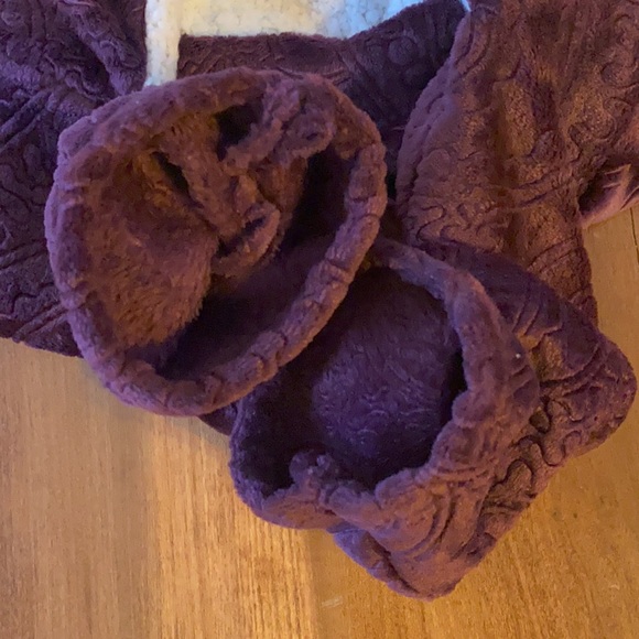 NEW Purple Scarf Hood Shood Hat - Picture 8 of 8